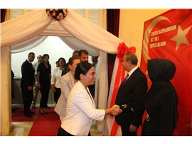 BAŞKANIMIZ AV. BİLGİN YEŞİLBOĞAZ, ZAFER BAYRAMI RESEPSİYONUNA KATILDI