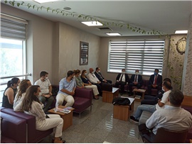 TARSUS CUMHURİYET BAŞSAVCISI TİRYAKİ VE KOMİSYON BAŞKANI KOÇ’TAN TARSUS BARO ODASINA ZİYARET