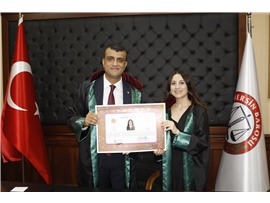 33 STAJYER AVUKATIMIZ YEMİN EDİP CÜBBE GİYDİ