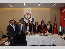 Stajyer Avukatlarımız yarı final karşılaşmasında.