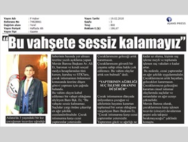 BASINDA BAROMUZ (Baro Bşk. Er: "Bu Vahşete Sessiz Kalamayız)