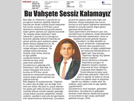 BASINDA BAROMUZ (Baro Bşk. Er: "Bu Vahşete Sessiz Kalamayız)
