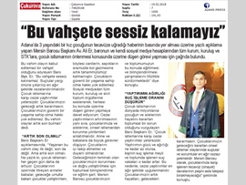 BASINDA BAROMUZ (Baro Bşk. Er: "Bu Vahşete Sessiz Kalamayız)