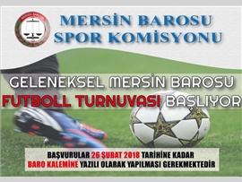 GELENEKSEL MERSİN BAROSU FUTBOL TURNUVASI