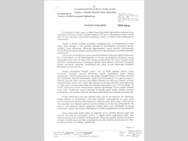 TANIMA VE DENKLİK KONUSUNDA BİLGİLENDİRME HAKKINDA