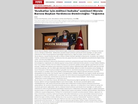 BASINDA BAROMUZ (Avukatlar İçin Mülteci Hukuku Semineri)