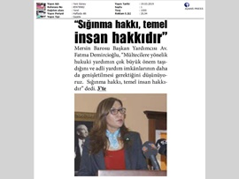 BASINDA BAROMUZ (Avukatlar İçin Mülteci Hukuku Semineri)