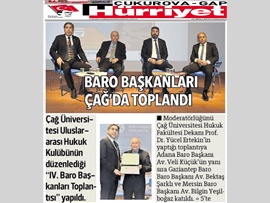BASINDA BAROMUZ (Konkordato Krize Çözüm mü? Konulu Konferans)