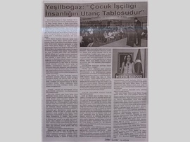 BASINDA BAROMUZ (Çocuk İşçiliği ile Mücadele Günü Basın Açıklaması)