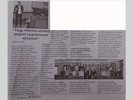 BASINDA BAROMUZ (Yargı Reformu Strateji Belgesi Değerlendirme)