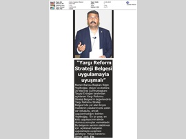 BASINDA BAROMUZ (Yargı Reformu Strateji Belgesi Değerlendirme)
