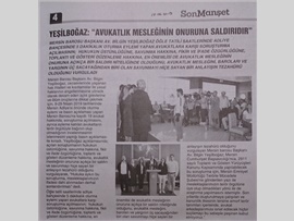 BASINDA BAROMUZ (19 Avukata Açılan Soruşturma ile İlgili Basın Açıklaması)