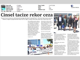 BASINDA BAROMUZ (Cinsel Tacize Rekor Ceza)