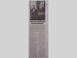 BASINDA BAROMUZ (Baro Başkanımız Bilgin Yeşilboğaz: "İmar Affı Yasa Tasarısı Geri Çekilmelidir)