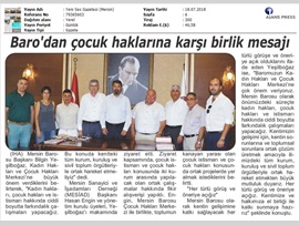 BASINDA BAROMUZ (Mersin Barosu ile MESİAD Çocuklar İçin El Ele Verecek)