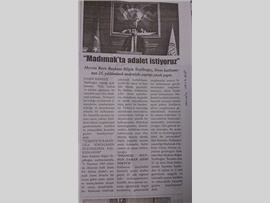 BASINDA BAROMUZ (Baro Bşk. Bilgin Yeşilboğaz: Madımak'ta Adalet İstiyoruz)