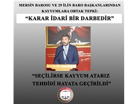 BARO BAŞKANLARINDAN KAYYUMLARA ORTAK TEPKİ