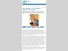 BASINDA BARO (Başkanımızın Yeni Eğitim Öğretim Yılı Mesajı) 19.09.2017
