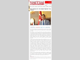 BASINDA BARO (Başkanımızın Yeni Eğitim Öğretim Yılı Mesajı) 19.09.2017