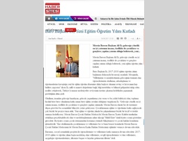 BASINDA BARO (Başkanımızın Yeni Eğitim Öğretim Yılı Mesajı) 19.09.2017