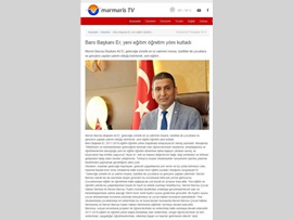 BASINDA BARO (Başkanımızın Yeni Eğitim Öğretim Yılı Mesajı) 19.09.2017