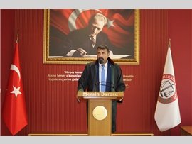 BARO BŞK. BİLGİN YEŞİLBOĞAZ: “HUKUKÇUNUN PUSULASI HUKUKTUR, ADALETTİR, ÖZGÜRLÜKTÜR”