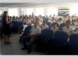 LİSE ÖĞRENCİLERİ  “SUÇ SAYILAN DAVRANIŞLAR” KONUSUNDA EĞİTİLİYOR