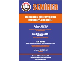 KADINA YÖNELİK ŞİDDETE KARŞI ULUSLARARASI MÜCADELE GÜNÜ- SEMİNER VE ETKİNLİKLERİMİZ