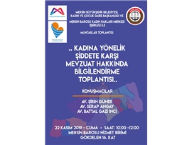 KADINA YÖNELİK ŞİDDETE KARŞI ULUSLARARASI MÜCADELE GÜNÜ- SEMİNER VE ETKİNLİKLERİMİZ