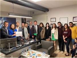 MESLEKTAŞLARIMIZIN OFİS AÇILIŞINA KATILDIK
