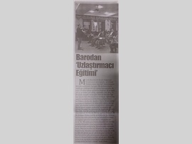 BASINDA BAROMUZ (Baromuzda Uzlaştırmacı Eğitimleri Başladı)
