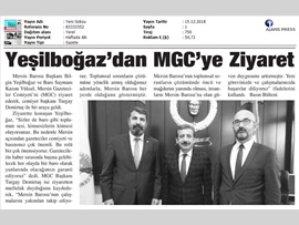 BASINDA BAROMUZ (Baro Başkanımızdan MGC'ye Ziyaret)