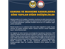 TBB MESLEK KURALLARINDA DEĞİŞİKLİĞE GİDİLDİ