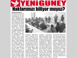 BASINDA BAROMUZ (Suriyeli Mültecilere Hakları Anlatıldı)