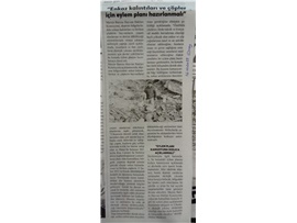 Deprem bölgesindeki enkaz kalıntıları ve çöpler için eylem planı yapılmalı