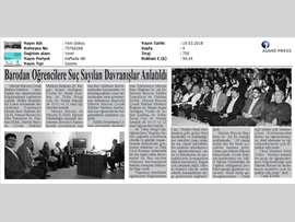 BASINDA BAROMUZ (Baro Bşk. Er: "Çocuklar Suç Sayılan Davranışları Bilmiyor)