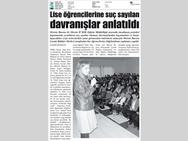 BASINDA BAROMUZ (Baro Bşk. Er: "Çocuklar Suç Sayılan Davranışları Bilmiyor)