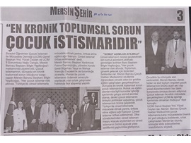BASINDA BAROMUZ (Yeşilboğaz: "En Kronik Toplumsal Sorun Çocuk İstismarıdır")