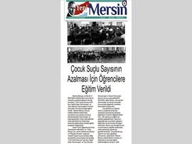 BASINDA BAROMUZ (Öğrencilere Suç Sayılan Davranışlar Eğitimi)