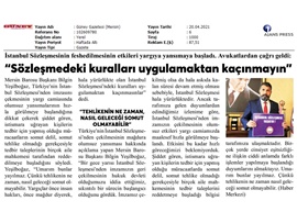 Yeşilboğaz: "Mahkemelerde tedbir talepleri reddediliyor"