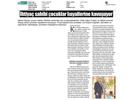 Dilek Ağacı Projesi ile ihtiyaç sahibi çocuklar hayaline kavuşuyor