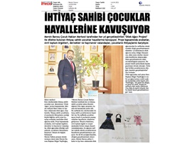 Dilek Ağacı Projesi ile ihtiyaç sahibi çocuklar hayaline kavuşuyor