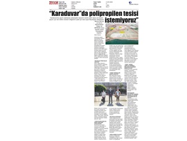 BASINDA BAROMUZ (Karaduvarı'n Özel Endüstri Bölgesi Kararının İptali İçin Danıştay'a Dava Açıldı)