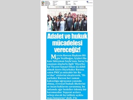 BASINDA BAROMUZ (Mersin Barosu Atatürk Anıtı'na Çelenk Sundu)