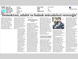 BASINDA BAROMUZ (Mersin Barosu Atatürk Anıtı'na Çelenk Sundu)