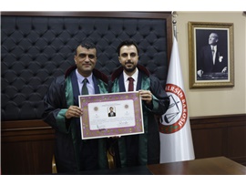 7 STAJYER AVUKATIMIZ, AVUKATLIK RUHSATNAMESİNİ ALDI