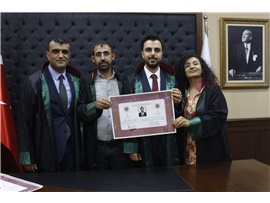 7 STAJYER AVUKATIMIZ, AVUKATLIK RUHSATNAMESİNİ ALDI