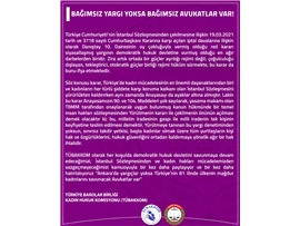 BAĞIMSIZ YARGI YOKSA, BAĞIMSIZ AVUKATLAR VAR !
