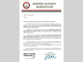 Baro Başkanımız,Avukatlarımızın yeşil pasaport sahibi olabilmeleri için Adalet Bakanlığına talepte bulundu…