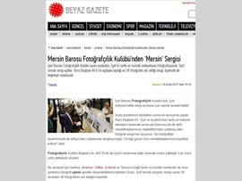BASINDA BARO (Mersin Barosu Fotoğraf Sergisi) 20.09.2017
